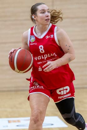 Toyota DBBL 2026–2027: HalFit Lions vs. TK Hannover, Halle an der Saale, Germany, October 4, 2026. Pictured: Anna Suckstorff, Halle an der Saale, swh Arena, Saxony-Anhalt, Germany
