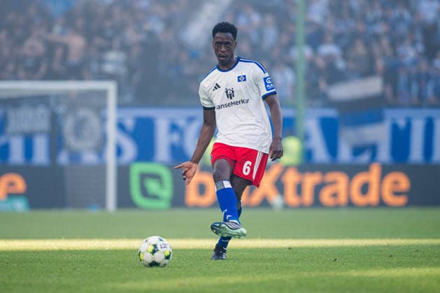 Friendly Match: Hamburger SV vs. FC Copenhagen, October 4, 2026; Albert Sambi Lokonga, Hamburger SV; 6 Soccer; Friendly Match: Hamburger SV vs. FC Copenhagen on October 4, 2026, at the Volksparkstadion, Hamburg DFL regulations prohibit any use of photographs as image sequences and or quasi-video Copyright: xBEAUTIFULxSPORTS Tonhäuserx