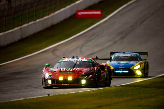 AUTO - IMSA - PETIT LE MANS 2026 21 FUOCO Antonio (ita), MANN Simon (gbr), WADOUX Lilou (fra), AF Corse, Ferrari 296 GT3 Evo, action during the 2026 Motul Petit Le Mans, 11th round of the 2026 IMSA WeatherTech SportsCar Championship, from October 1 to 3, 2026 on the Michelin Raceway Road Atlanta in Braselton, Georgia, United States of America - BraseltonUnited States Copyright: xFabrizioxBoldonix