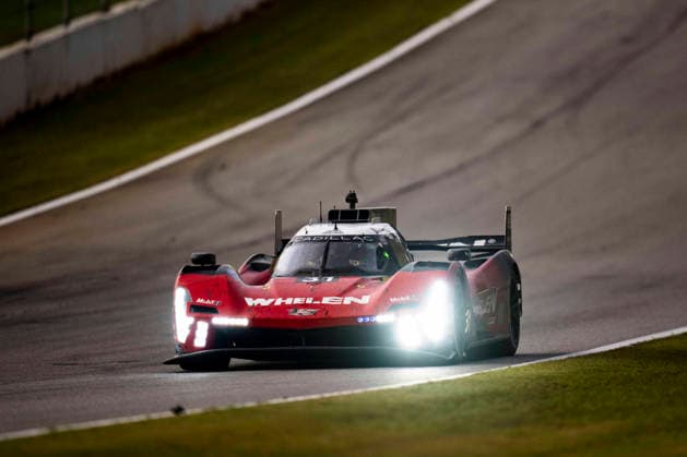 AUTO - IMSA - PETIT LE MANS 2026 31 AITKEN Jack (gbr), BAMBER Earl (nzl), VESTI Frederik (dnk), Cadillac Whelen, Cadillac V-Series.R, action during the 2026 Motul Petit Le Mans, 11th round of the 2026 IMSA WeatherTech SportsCar Championship, from October 1 to 3, 2026 on the Michelin Raceway Road Atlanta in Braselton, Georgia, United States of America - BraseltonUnited States Copyright: xFabrizioxBoldonix
