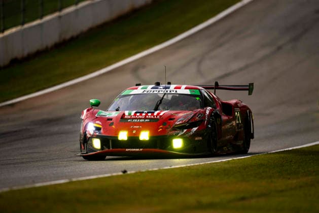 AUTO - IMSA - PETIT LE MANS 2026 21 FUOCO Antonio (ita), MANN Simon (gbr), WADOUX Lilou (fra), AF Corse, Ferrari 296 GT3 Evo, action during the 2026 Motul Petit Le Mans, 11th round of the 2026 IMSA WeatherTech SportsCar Championship, from October 1 to 3, 2026 on the Michelin Raceway Road Atlanta in Braselton, Georgia, United States of America - BraseltonUnited States Copyright: xFabrizioxBoldonix