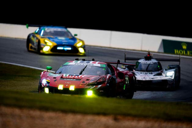 AUTO - IMSA - PETIT LE MANS 2026 21 FUOCO Antonio (ita), MANN Simon (gbr), WADOUX Lilou (fra), AF Corse, Ferrari 296 GT3 Evo, action during the 2026 Motul Petit Le Mans, 11th round of the 2026 IMSA WeatherTech SportsCar Championship, from October 1 to 3, 2026 on the Michelin Raceway Road Atlanta in Braselton, Georgia, United States of America - BraseltonUnited States Copyright: xFabrizioxBoldonix