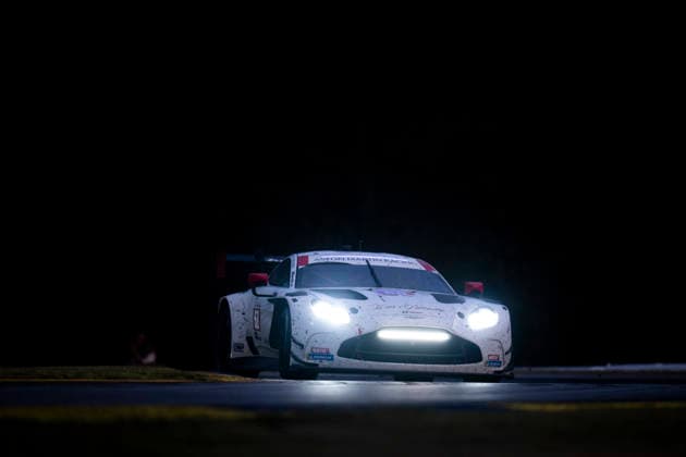 AUTO - IMSA - PETIT LE MANS 2026 68 HASSE CLOT Valentin (fra), SORENSEN Marco (dnk), DRUDI Mattia (ita), Car Blanche, Aston Martin Vantage GT3 Evo, action during the 2026 Motul Petit Le Mans, 11th round of the 2026 IMSA WeatherTech SportsCar Championship, from October 1 to 3, 2026 on the Michelin Raceway Road Atlanta in Braselton, Georgia, United States of America - BraseltonUnited States Copyright: xFabrizioxBoldonix