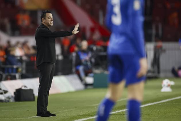 EINDHOVEN - Netherlands coach Xavi Hernandez during the UEFA Nations League match between the Netherlands and Serbia at the Philips Stadium on October 4, 2026 in Eindhoven, the Netherlands. KOEN VAN WEEL ANP xVIxANPxSportx xxANPxIVx 571525170 originalFilename: 571525170