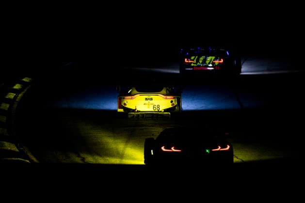 AUTO - IMSA - PETIT LE MANS 2026 68 HASSE CLOT Valentin (fra), SORENSEN Marco (dnk), DRUDI Mattia (ita), Car Blanche, Aston Martin Vantage GT3 Evo, action during the 2026 Motul Petit Le Mans, 11th round of the 2026 IMSA WeatherTech SportsCar Championship, from October 1 to 3, 2026 on the Michelin Raceway Road Atlanta in Braselton, Georgia, United States of America - BraseltonUnited States Copyright: xFabrizioxBoldonix