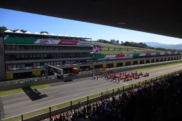 MOTORSPORTS - Classic Cars - ITALIAN HISTORIC GRAND PRIX Photo by IPA ABACAPRESS.COM89313039 - Ferrari parade during the ITALIAN HISTORIC GRAND PRIX, Historical Motors in Barberino del Mugello, Italy, October 4, 2026 Barberino del Mugello Italy  Copyright: xIPAxSport ABACAx