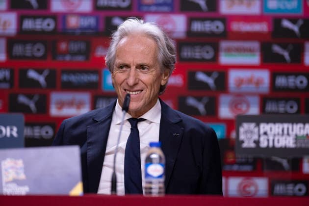 October 4, 2026, Porto, Porto, Portugal: PORTO, 04 OCTOBER - Jorge Jesus head coach of Portugal national team, Nationalteam is seen on the press conference, PK, Pressekonferenz after the game during the Portugal x Norway match for the UEFA Nations League 2026 at Estadio do Dragao on October 04, 2026 Porto Portugal - ZUMAl192 20261004_zsp_l192_011 Copyright: xMiguelxLemosx
