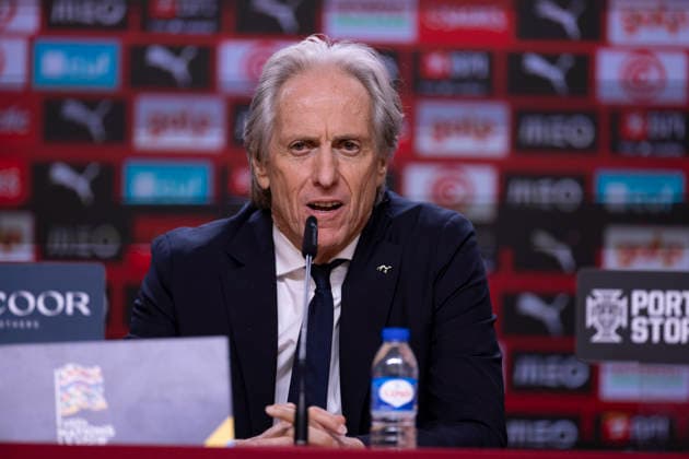 October 4, 2026, Porto, Porto, Portugal: PORTO, 04 OCTOBER - Jorge Jesus head coach of Portugal national team, Nationalteam is seen on the press conference, PK, Pressekonferenz after the game during the Portugal x Norway match for the UEFA Nations League 2026 at Estadio do Dragao on October 04, 2026 Porto Portugal - ZUMAl192 20261004_zsp_l192_051 Copyright: xMiguelxLemosx