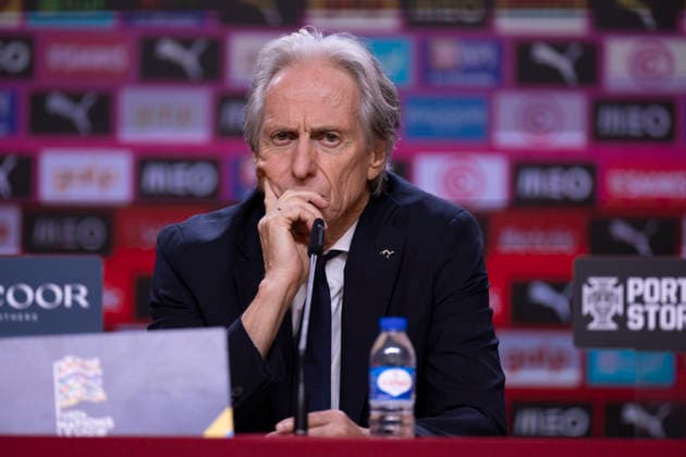 October 4, 2026, Porto, Porto, Portugal: PORTO, 04 OCTOBER - Jorge Jesus head coach of Portugal national team, Nationalteam is seen on the press conference, PK, Pressekonferenz after the game during the Portugal x Norway match for the UEFA Nations League 2026 at Estadio do Dragao on October 04, 2026 Porto Portugal - ZUMAl192 20261004_zsp_l192_054 Copyright: xMiguelxLemosx