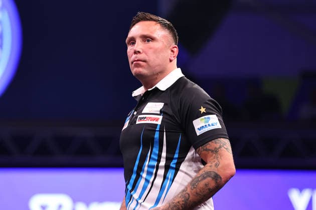 2026 BOYLE Sports World Grand Prix Wales Gerwyn Price looks on during the 2026 Boyle Sports World Grand Prix Final at Mattioli Arena, Leicester, United Kingdom on 4 October 2026 Credit: Ryan Crockett Every Second Media Editorial use only. All images are copyright Every Second Media Limited. No images may be reproduced without prior permission. Copyright: xIMAGO EveryxSecondxMediax ESM-2198-0108 RyanxCrockettx xEveryxSecondxMediax