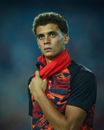 Egypt v South Africa - International Friendly, Länderspiel, Nationalmannschaft Hamza Abdel Karim during the international friendly match between Egypt and South Africa at Cairo International Stadium, Cairo, Egypt Cairo Cairo EGYPT Copyright: xMohamedxTageldinx