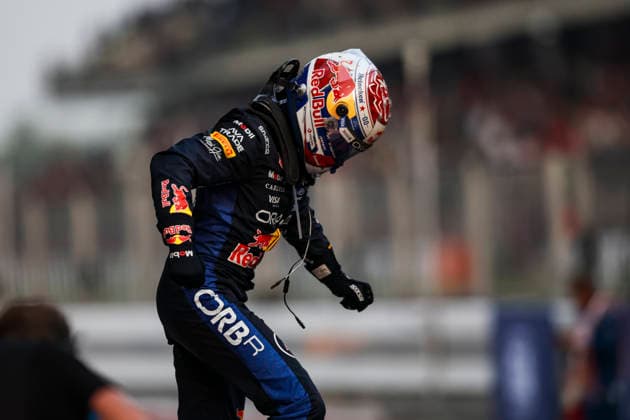 F1 - BAHRAIN GRAND PRIX IN MALAYSIA 2026 VERSTAPPEN Max (nld), Red Bull Racing Ford RB22, portrait celebrates his victory during the 2026 Formula 1 Bahrain Grand Prix in Malaysia, 16th round of the 2026 Formula One World Championship, WM, Weltmeisterschaft from October 2 to 4, 2026 on the Sepang International Circuit, in Sepang, Malaysia - SepangMalaysia  Copyright: xXavixBonillax