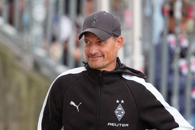October 3, 2026, xydrx, Men s, Soccer, Friendly Match, FC St. Pauli vs. Borussia Mönchengladbach, 2026–2027 Season, Millerntor Stadium, Alexander Blessin, Head Coach of Borussia Mönchengladbach. DFB regulations prohibit any use of photographs as image sequences and or quasi-video. Copyright: HMBxMedia YannisxDreimann