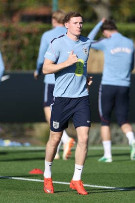 England MD-1 Training, Nations League Elliot Anderson of England during the England MD-1 training session ahead of the 2026 27 UEFA Nations League Group A3 match vs Czech Republic, Tottenham Hotspur Training Ground, Enfield, England on 5 October 2026 Credit: Tiego Grenho Every Second Media Editorial use only. All images are copyright Every Second Media Limited. No images may be reproduced without prior permission. Copyright: xIMAGO EveryxSecondxMediax ESM-2200-0018 TiegoxGrenhox xEveryxSecondxMediax