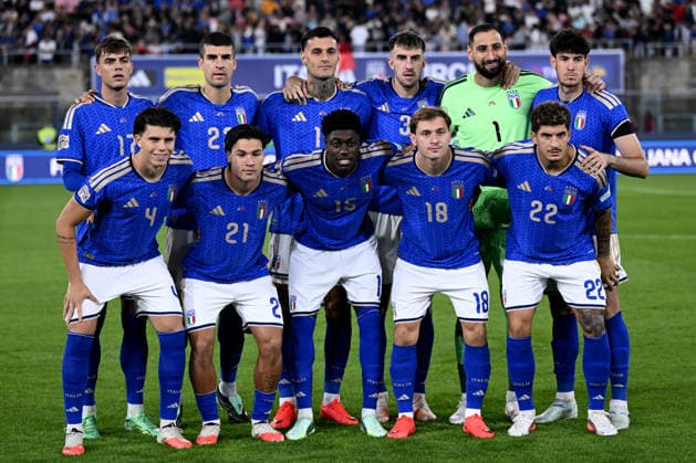 Db Bologna 05 10 2026 - Nations League Italia-Turchia foto Daniele Buffa Image nella foto: formazione italia