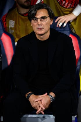 Vincenzo Montella, head coach of Turkiye, during the Nations League football match between Italy and Turkiye at Renato Dall Ara stadium in Bologna (Italy), October 5, 2026. AndreaxStaccioli