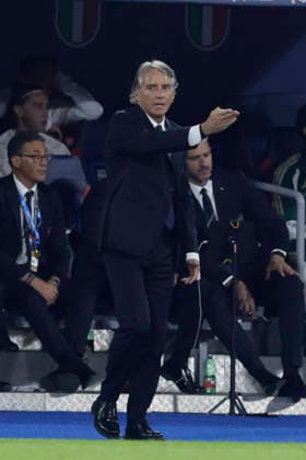 UEFA Nations League football match Italy vs Turkey Roberto Mancini Italian coach of Italy gesticulate during UEFA Nations League football match (League A, Group A1) between Italy vs Turkey at the Renato Dall Ara stadium in Bologna on October 05, 2026. _BPH2991 Copyright: xAntonioxBalascox