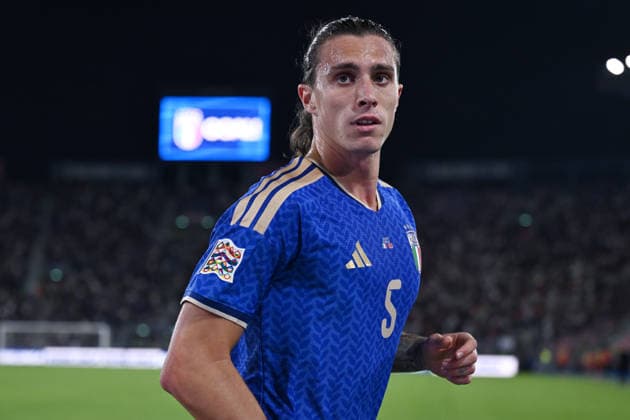 Db Bologna 05 10 2026 - Nations League Italia-Turchia foto Daniele Buffa Image nella foto: esultanza gol Riccardo Calafiori