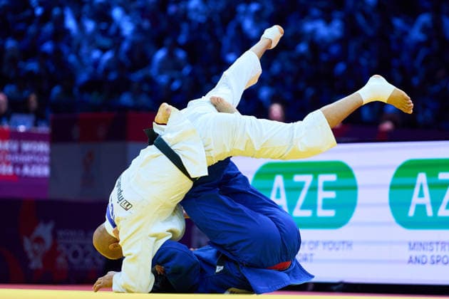 Takeshi Takeoka (JPN), OCTOBER 5, 2026 -Judo : World Judo Championships BAKU2026 Mens -66kg3rd place match at National Gymnastics Arena in Baku, Azerbaijan. Noxthirdxpartyxsales aflo_353536760 KenxAsakurax