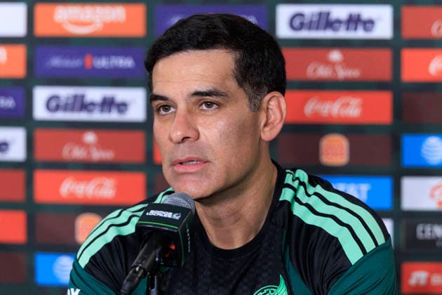 October 5, 2026, Los Angeles, California, USA: Head coach, Rafael Marquez of Mexico during a press conference, PK, Pressekonferenz on Monday, October 5, 2026 at BMO Stadium in Los Angeles, California in preparation for an International Friendly, Länderspiel, Nationalmannschaft match against Chile on Tuesday October 6, 2026 at the Los Angeles Memorial Coliseum. ARIANA RUIZ PI Los Angeles USA - ZUMAp124 20261005_zaa_p124_001 Copyright: xArianaxRuizx