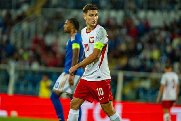 Tomasz Pienko seen during U21, U 21 U 21 U 21 U 21 2027 EURO Qualifying, EM, Europameisterschaft EM, Europameisterschaft EM, Europameisterschaft EM, Europameisterschaft game between national teams of Italy and Poland (Kazimierz Koper Ball Raw Images) Pescara Stadio Adriatico Italy Copyright: xKazimierzxKoperx KAZ_ITAvPOLu21-094