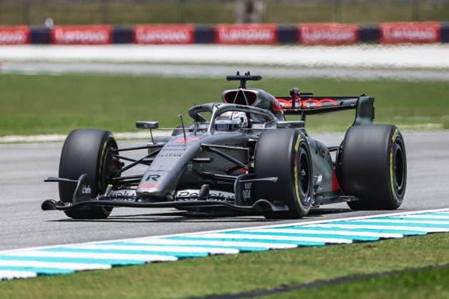 SEPANG, SGR - OCTOBER 02: Nico Hulkenberg of Germany and Audi Revolut F1 Team in action during friday free practice of the Formula 1 Gulf Air Bahrain Grand Prix on October 02, 2026 held at Sepang International Circuit in Sepang, Malaysia. (Photo by Hazrin Yeob Men Shah Icon Sportswire) AUTO: OCT 02 F1 Bahrain Grand Prix in Malaysia EDITORIAL USE ONLY Icon3782610026218