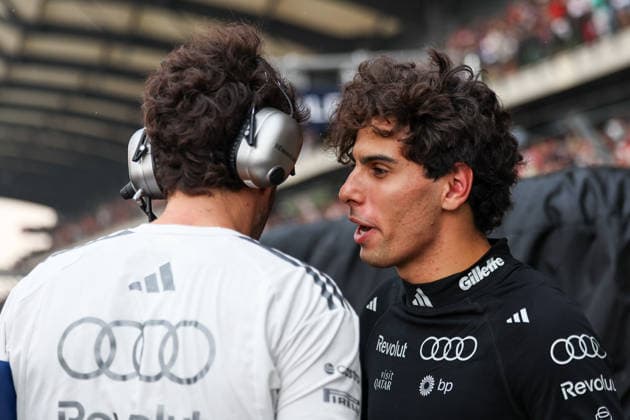 SEPANG, SGR - OCTOBER 04: Gabriel Bortoleto of Brazil and Audi Revolut F1 Team on the grid before the start of the Formula 1 Gulf Air Bahrain Grand Prix on October 04, 2026 held at Sepang International Circuit in Sepang, Malaysia. (Photo by Hazrin Yeob Men Shah Icon Sportswire) AUTO: OCT 04 F1 Bahrain Grand Prix in Malaysia EDITORIAL USE ONLY Icon37826100413287