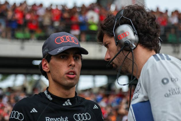 SEPANG, SGR - OCTOBER 04: Gabriel Bortoleto of Brazil and Audi Revolut F1 Team on the grid before the start of the Formula 1 Gulf Air Bahrain Grand Prix on October 04, 2026 held at Sepang International Circuit in Sepang, Malaysia. (Photo by Hazrin Yeob Men Shah Icon Sportswire) AUTO: OCT 04 F1 Bahrain Grand Prix in Malaysia EDITORIAL USE ONLY Icon37826100413333