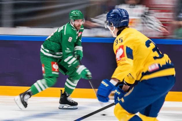 October 6, 2026: Linus Sandin of Rögle during the CHL game between Rögle and Davos on October 6, 2026 in Ängelholm. Photo by Niclas Jönsson, BILDBYRAN COP 273 NO0449. ice hockey, CHL, Champions Hockey League, Rögle, Davos, Rögle BBENG, ice hockey, CHL, Champions Hockey League, Rögle, Davos, Rögle BBENG  Copyright: NICLASxJÖNSSON BB261006NO011