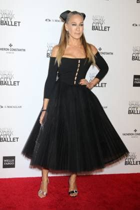 NEW YORK, NY- OCTOBER 5: Sarah Jessica Parker at the New York City BalletÕs 2023 Fall Fashion Gala honoring George Balanchine and Jerome Robbins at the David H. Koch Theater in Lincoln Center on October 5, 2023 in New York City. Copyright: xRWx