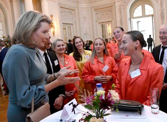King Philippe and Queen Mathilde receive the Belgian athletes of 2024 BRUSSELS, BELGIUM - NOVEMBER 07 : Rani Vincke pictured. King Philippe and Queen Mathilde receive the Belgian athletes who have particularly distinguished themselves in 2024 (Paris Olympic and Paralympic Games, European or world championship in an Olympic or Paralympic discipline) on November 7, 2024 in Brussels, Belgium, 07 11 2024 Brussels Belgium  Copyright: xDidierxLebrunx
