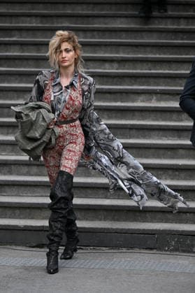 PFW Vivienne Westwood Outside Arrivals Paris Jackson arriving at the Vivienne Westwood show during Fashion Week in Paris, France on March 7, 2026. Photo by Julien Reynaud APS-Medias ABACAPRESS.COM Paris France Copyright: xReynaudxJulien APS-Medias ABACAx