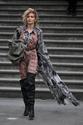 PFW Vivienne Westwood Outside Arrivals Paris Jackson arriving at the Vivienne Westwood show during Fashion Week in Paris, France on March 7, 2026. Photo by Julien Reynaud APS-Medias ABACAPRESS.COM Paris France Copyright: xReynaudxJulien APS-Medias ABACAx