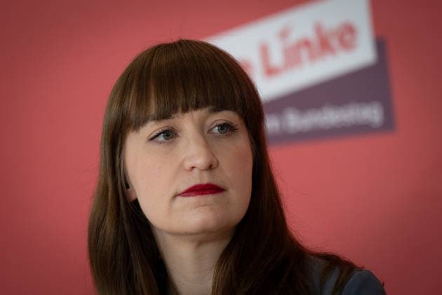Press statement, Bundestag, parliamentary group, Die Linke press statement, Bundestag, Die Linke, parliamentary group leader, Heidi Reichinnek Berlin Berlin GER