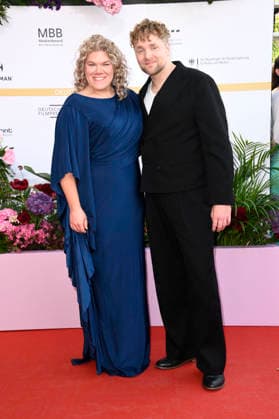 Gisa Flake and Knud Riepen at the 76th German Film Awards 2026 ceremony at the Palais am Funkturm Berlin, 29 05 2026 Foto:xN.xKubelkax xFuturexImagex filmpreis2026_6333