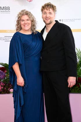 Gisa Flake and Knud Riepen at the 76th German Film Awards 2026 ceremony at the Palais am Funkturm Berlin, 29 05 2026 Foto:xN.xKubelkax xFuturexImagex filmpreis2026_6334