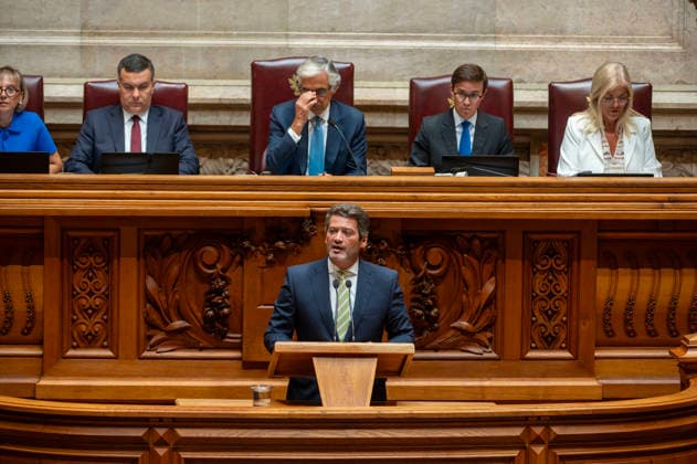 September 8, 2026, Lisbon, Lisbon, Portugal: speaks during the parliamentary debate on a motion of censure against the government presented by the Chega party at the Assembleia da Republica (Portuguese Parliament) in Lisbon, Portugal, on September 8, 2026. Lisbon Portugal - ZUMAr238 20260908_zip_r238_014 Copyright: xRicardoxRochax