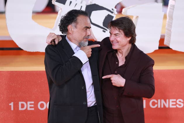 ?Tom Cruise and director Alejandro Gonzalez Inarritu attend Digger fan event in Mexico MEXICO CITY, MEXICO - SEPTEMBER 25: Mexican filmmaker Alejandro Gonzalez Inarritu (L) and US actor Tom Cruise attend a fan event for the promotion of the film Digger at Parque Toreo, in Mexico City, Mexico on September 25, 2026. This film, directed by Mexican filmmaker Alejandro Gonzalez Inarritu and starring Cruise, marks their first cinematic collaboration. Daniel Cardenas Anadolu Mexico City Mexico. Editorial use only. Please get in touch for any other usage. Copyright: x2026xAnadoluxDanielxCardenasx