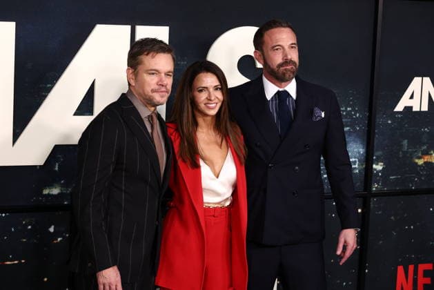 World Premiere Of Netflix s Animals Matt Damon, Luciana Barroso and Ben Affleck at the World Premiere Of Netflix s Animals held at Westwood Village Theater on October 1, 2026 in Westwood, Los Angeles, California, United States. Westwood California United States Copyright: xXavierxCollin ImagexPressxAgencyx