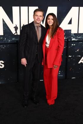 World Premiere Of Netflix s Animals Matt Damon and Luciana Barroso at the World Premiere Of Netflix s Animals held at Westwood Village Theater on October 1, 2026 in Westwood, Los Angeles, California, United States. Westwood California United States Copyright: xXavierxCollin ImagexPressxAgencyx