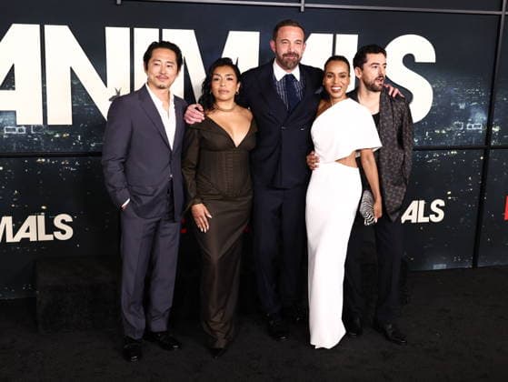 World Premiere Of Netflix s Animals Steven Yeun, Adriana Paz, Ben Affleck, Kerry Washington and Luis Gerardo MÃ ndez at the World Premiere Of Netflix s Animals held at Westwood Village Theater on October 1, 2026 in Westwood, Los Angeles, California, United States. Westwood California United States Copyright: xXavierxCollin ImagexPressxAgencyx