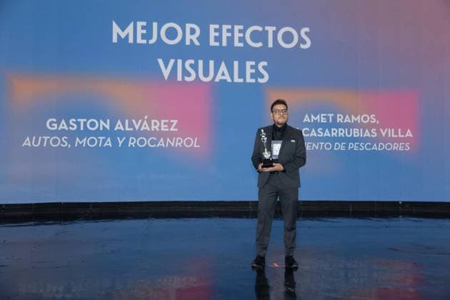 October 4, 2026: TO-45341 & x2013; Mexico City. October 3, 2026. Gaston Alvarez wins an Ariel Award at the 68th Ariel Awards ceremony presented by the Mexican Academy of Cinematographic Arts and Sciences (AMACC), held at Churubusco Studios in Mexico City. Clasos.com.mx  - ZUMAcs4_ 20261004_faa_cs4_010 Copyright: xMikaxRoblesx