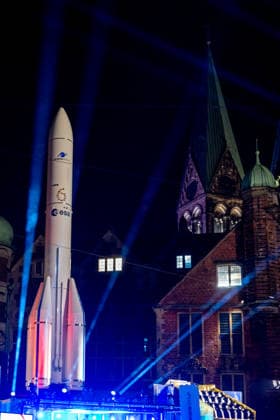 Celebrating German Unity Day in Bremen: German Unity Day 2026 Celebrations, Bremen, October 3, 2026, Bremen, public festival, Fanta Vier concert, illuminations along the Schlachte, light show, Bremen, Germany, October 3 Fanta4 + Illumination HB 3.10.26 LR-1538