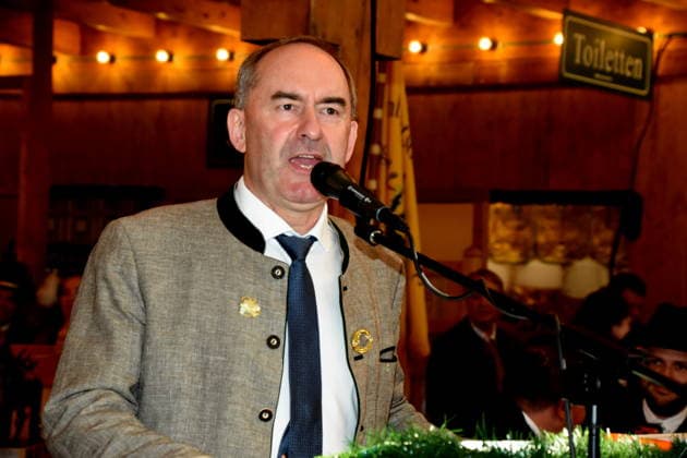 Hubert Aiwanger, STV Minister-President, Munich, October 4, 2026, Theresienwiesn, Oktoberfest, Schützen Festzelt, State Shooting Competition, Award Ceremony for This Year s Shooting Champions, Photo: Munich