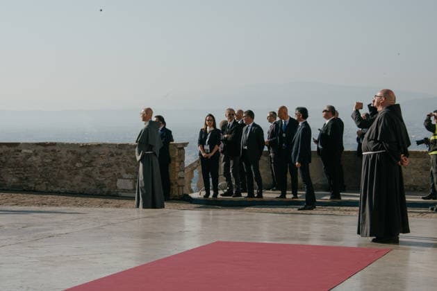 IPA89293598 - ASSISI October 4, 2026 Basilica of St. Francis celebration of the feast day of St. Francis, patron saint of Italy, with the participation of President of the Republic Sergio Mattarella. The anticipation Copyright: xemanuelaxbianconix xx IPA89293598
