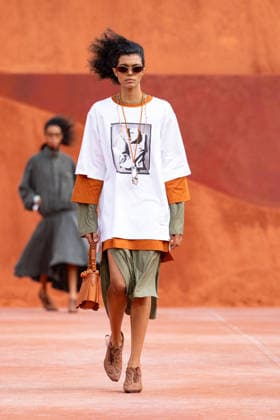PFW Lacoste - Runway LZ A model walks the runway during the Lacoste Womenswear Spring Summer 2027 show as part of Paris Fashion Week on October 4, 2026 at Roland Garros in Paris, France. Photo by Laurent Zabulon ABACAPRESS.COM  Copyright: xZabulonxLaurent ABACAx
