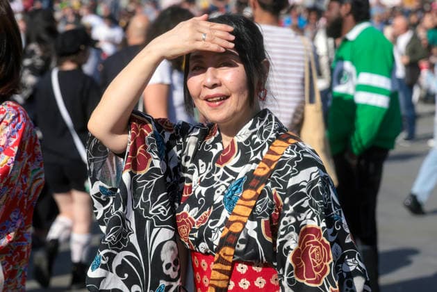 . 04 10 2026. London, United Kingdom. Japan Matsuri Trafalgar Square 2026. Japan Matsuri, The UK s biggest annual festival of Japanese culture and food, returns to Trafalgar Square, London. xMartynxWheatleyx xi-Imagesx IIM-27042-0003