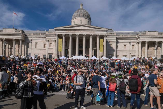 . 04 10 2026. London, United Kingdom. Japan Matsuri Trafalgar Square 2026. Japan Matsuri, The UK s biggest annual festival of Japanese culture and food, returns to Trafalgar Square, London. xMartynxWheatleyx xi-Imagesx IIM-27042-0007
