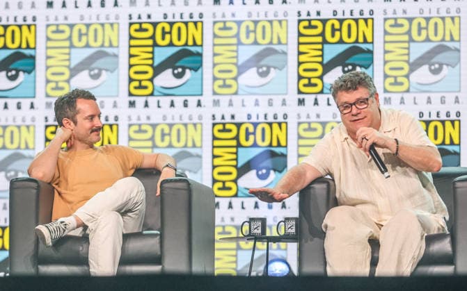 October 4, 2026: October 4, 2026 (Malaga)Elijah Wood and Sean Astin were the great stars of the Comic-Con de Mo¡laga. Actors Elijah Wood and Sean Astin, famous for their roles as Frodo and Sam in The Lord of the Rings, have brought this Sunday a bit of that Comarca of Middle-earth to the convention attended by 3000 people gathered in the room. - ZUMAc161 20261004_zap_c161_010 Copyright: xLorenzoxCarnerox