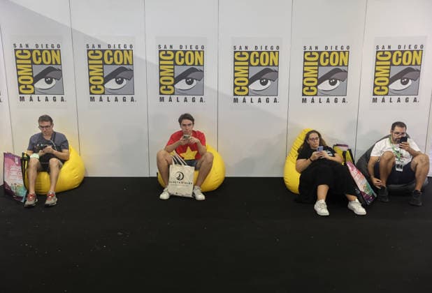 October 4, 2026: October 4, 2026 (Malaga) to San Diego Comic-Con Mo¡laga closes this Sunday its second edition with four days in which it has established itself with numerous guest stars. It has been four days with a full program of artists invited to the convention, which has gathered more than 60,000 followers, drawn mainly by the presence of the protagonists of El seo±or de los anillos, of the One Piece series and the anticipation for the novelties that had been announced for the Marvel universe - ZUMAc161 20261004_zap_c161_030 Copyright: xLorenzoxCarnerox